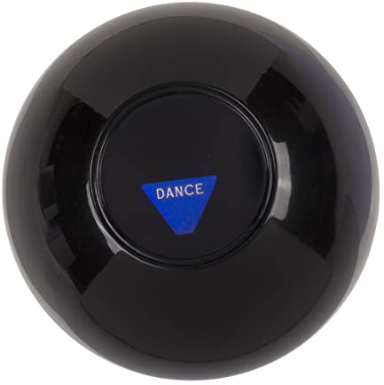 MIJOMA Entscheidungsball Entscheidungsfinder Wahrsagekugel Orakel Kugel Decision Ball magischer Wahrsager, ca. Ø 10cm (Trinkspiel - Schwarze Kugel)