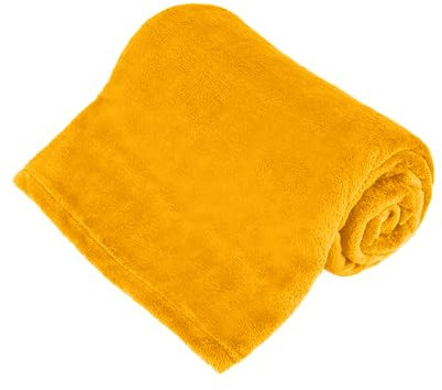 Teesa Fleecedecke 150x200 cm Gelb TSA8901-3
