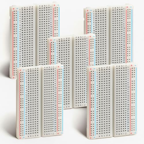 UMTMedia® 5 X 400 Points Solderless Breadboard Prototype For Arduino