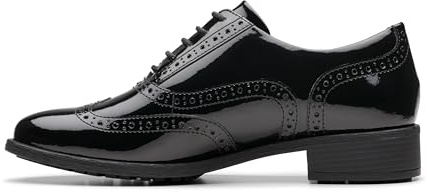Clarks Havisham Oak Womens Black Pat, 6
