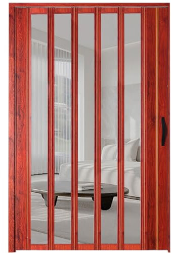 FalttüR Modernes Interieur Faltbare Akkordeon Tür, Flure Temporäre Tür Raumteiler Blackout Anpassen, Faltbare Schrank Schiebetüren Für Schlafzimmer Bad Küche Büro ( Color : WxH , Size : 65x80in(165.1x