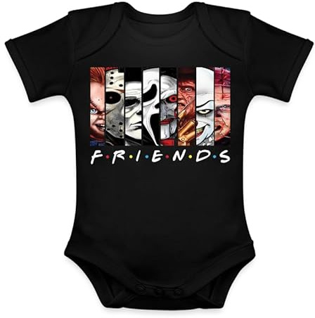 Unibly Costume d'horreur Friends – Body pour bébé avec film effrayant d'Halloween