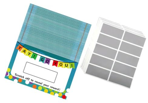 Lurrose Entfesseln Sie Kreativität Rubbelkarten Rubbelkarten Für Kinderpartyspiele Belohnungskarten Für Das Klassenzimmer