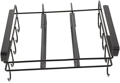 Cabilock Metallschneidebrett Cabinet Für Aufbewahrung Multifunktionales Küchenregal Carbonstahl Mit Haken Und Kanten Für Ordnung Und Schutz