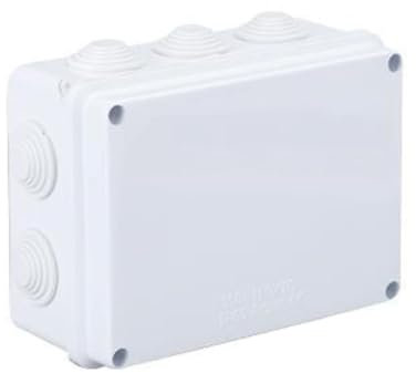 Boîte de jonction étanche IP65 - Blanc - Boîte de distribution extérieure - En plastique ABS - Boîte de dérivation - Raccord de fiche électrique