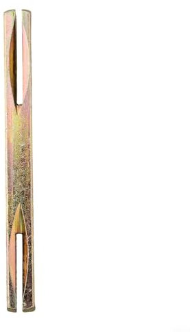 Niceminiwall Galvanised Iron Square Spindle, 8mm Push Pin,Spare Door Handle Spindle Bar for Vintage Door Straight Spindle Replacement For Reliable Door Handle Compatibility(85mm)