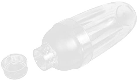 FONDOTIN Coctelera De Plástico Transparente Mezclador De Bebidas Para Cócteles y De Leche Resistente y De Limpiar Para Bares y Doméstico