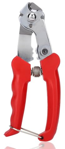 Wire Rope Cutter 160 mm Wire Rope Scissors with Built incutter Cable Cutter Tool Bike Cable Housing Crimper for Bike Brake and Shiftingcables Repair