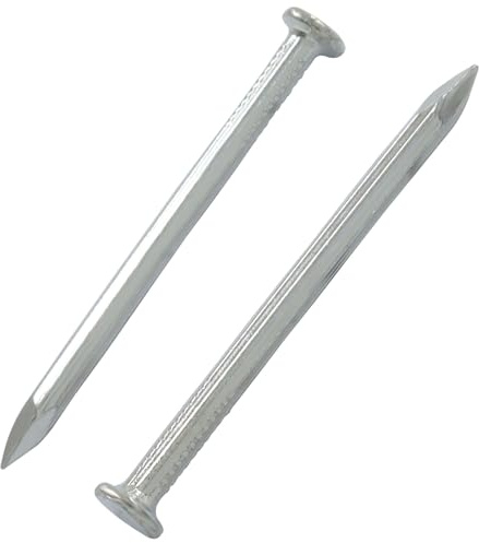 Litoexpe 150 Pcs 2 Inch Stainless Steel Hardware Nails, Round 50mm Head Nails for Wall & Wood Finishing and Carpentry Projects