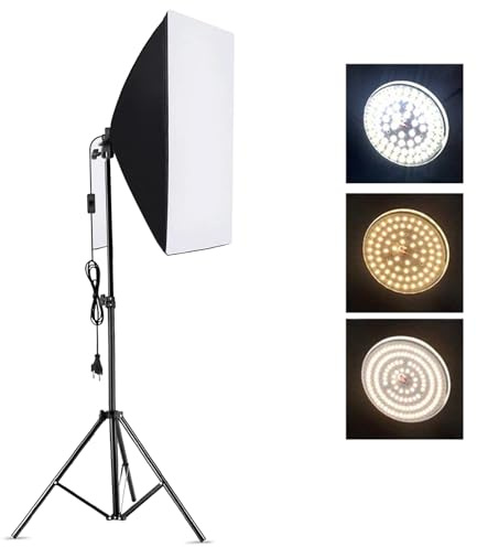 Andoer Softbox Set fotostudio (1 st, 60 x 60 cm)