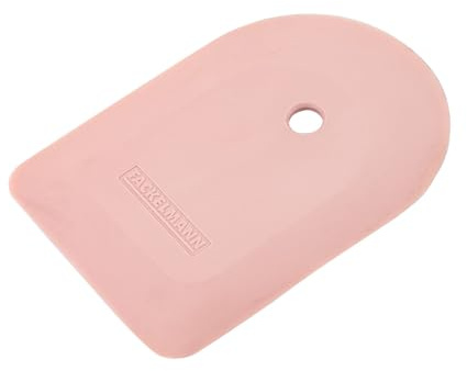 Fackelmann Squeegee Blossom Harmony Multi Scraper - Silicone Scraper in Matte Apricot, Round Shape for Bowls & Pots, for Painting & Cleaning, Dishwasher Safe, Designed in Germany