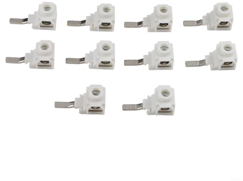 Morsettiera per barra collettrice da 25 mm, 63 A, blocco di connessione elettrica per collegamento con interruttore, scatola di distribuzione con montaggio su guida DIN, distribuzione dell'energia