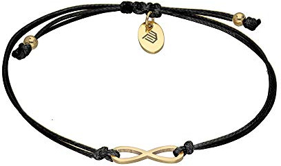 Max Palmer Infinity Armband mit Unendlichkeitssymbol Anhänger | Ziehverschluss verstellbar | 7 Farben | Unendlichkeit Charm Bracelet | robuster Stoff