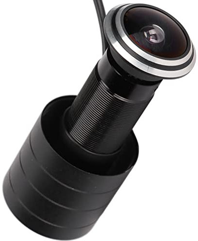 Mini Cámara de Ojo de Puerta con Mirilla, 1080P 2 Millones de Píxeles Gran Angular HD Cámara Oculta Cámara de Mirilla USB sin Unidad para el Hogar