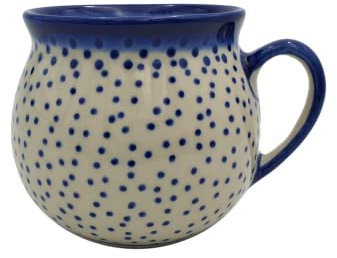 BLUESTAMP Klassische Handbemalte Bunzlauer Keramik Becher 300 ml, 524-040