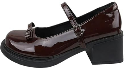 New Mary Jane Chaussures à talons hauts pour femme Bout carré Chaussures Lolita Escarpins Mode Sandales à lanières Sandales élégantes pour femme