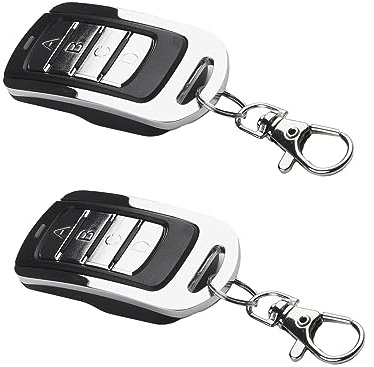 2 telecomandi universali automatici per cancelli, duplicatore universale, telecomando per porta del garage, sostituzione per cancello elettrico, portachiavi con clonazione