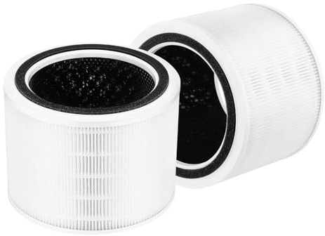 Todfut 2PCS Core 300 Filtros de Repuesto Filtro H13 HEPA de Repuesto Compatibles con Purificador de Aire LEVOIT Core 300, Core 300S, Core 300-RF, H13 filtración de 3 etapas,Número de pieza Core 300-RF