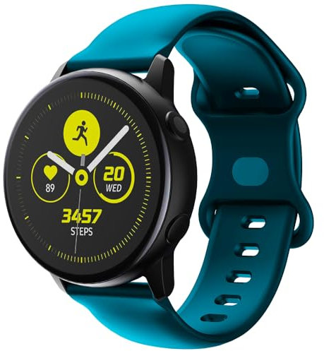 Silikon Armband für Amazfit GTR Mini/GTR 42mm/GTS 4/4 Mini/3/2/2e/2Mini, 20mm Sport Armbänder Uhrenarmband, Ersatzarmband für Amazfit Bip 3/3 Pro/S/S Lite/U/U Pro/Active/Active 2