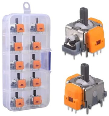 Lot de 10 joysticks de rechange pour manette PS5, Hall Rocker 3D analogique, pour PS4/PS5/Xbox One/Switch Pro Conrtoller, kit de réparation de joysticks Hall (pour PS5)