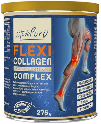 Collagene Marino Idrolizzato Puro | 5000 mg di Peptidi di Collagene Peptan® per Dose – Fino a 13x in Più Rispetto alle Capsule – Con Magnesio e Acido Ialuronico – Integratore in Polvere 275 g |TONGIL