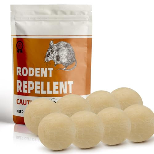 Rodent Repellent, Mice Repellent Indoor, Menta piper per respingere topi e ratti, Mouse Deterrent Outdoor, Rat Repellent RV, Mice Control per la casa, Meglio di Ultrasonic, 8P