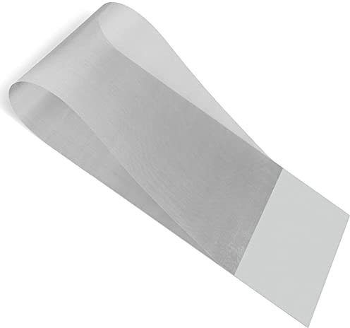 TIHONORI Rete in Acciaio Inossidabile 304, 100x100 cm, Maglia Fine 20-500 per Finestra, Ventilazione, Gabbia e Giardino – Griglia Metallica Resistente,40 Mesh