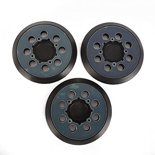 CNANRNANC Paquete de 3 almohadillas de lijado de repuesto para lijadora orbital aleatoria DWE6423 compatible con DEWALT de 5 pulgadas, 125 mm, 8 agujeros