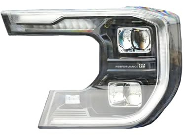 ZzYyyJie per Ford Ranger 2023 2024 T9 Wildtrack Raptor Pellicola Protettiva,Pellicola Protettiva per Fari Auto TPU Trasparente Protezione Adesivi,Transparent