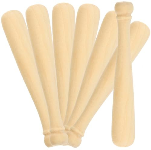 SHINEOFI 3 Sätze Mini-baseballschläger Baseballzubehör Fledermaustasche Basteln Für Bastelmaterial Für Bastelmodelle Für Baseballschläger Malen 20 Stück * 3