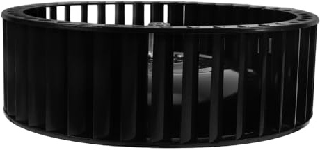 Gadpiparty Range Hood Blower Wheel Replacement Fan Motor Accessory 216x70x10mm Sprayed Lock Type Right Shaft 27mm for Kitchen Exhaust Ventilation