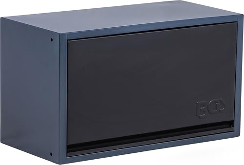 BGS 80205 | Hängeschrank mit Frontklappe | Werkstatt-Schrankwand-System | Pulverbeschichtet | Stabile Stahlblechkonstruktion | Belastbar bis 30 kg | Wandstärke 0,8 - 1,2 mm | Laufschienen