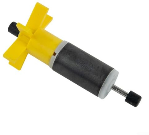 Filteilect Turbine de rechange en céramique pour eau – Noyau d'arbre en acier inoxydable haute résistance, résistant à l'usure et incassable, compatible avec les petites pompes submersibles