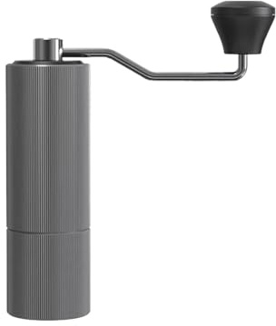 Genérico Molinillo de café manual mano con muelas cónicas acero inoxidable(L)