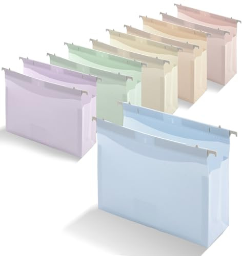 WeeGoo Fächermappen, 6 Farben, A4-Aktenschrank, Hängemappen, Organizer mit Registern und Einsätzen, erweiterbare Akkordeon-Taschen für Büro, Zuhause, Arbeit, Aufbewahrung