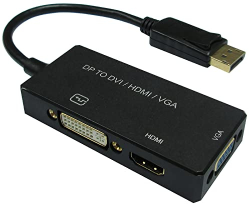 VALUE Adapterkabel DisplayPort - VGA/DVI/HDMI, v1.2, Aktiv