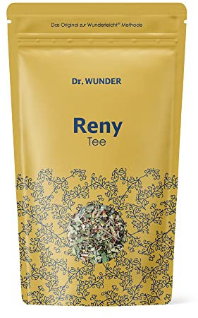 Dr. Wunder® RENY Tee 100g: Kräutertee zur Unterstützung der natürlichen Nieren- & Blasenfunktion | Stoffwechsel-Kur zum Entwässern, Entschlacken und Entgiften | Nierenreinigung
