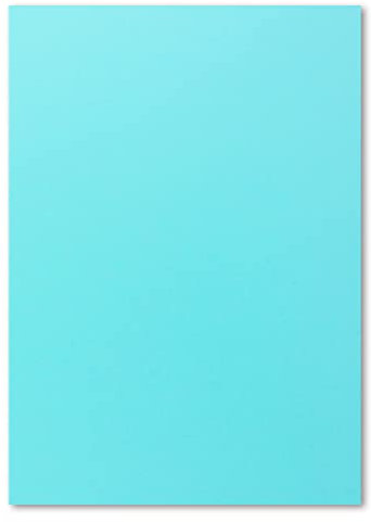 50 DIN A4 Papierbogen Planobogen - Türkis - 160 g/m² - 21 x 29,7 cm - Bastelbogen Ton-Papier Fotokarton Bastel-Papier Ton-Karton - FarbenFroh