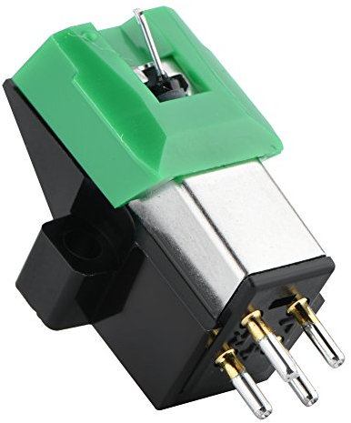 Richer-R AT95E Tonabnehmer,Plattenspieler Kassette Ersatz Tonabnehmersystem Nadel Record-Nadel,Professionell Plattenspieler Stylus 3fach 13mm Tonhöhe Plattenkassette für AT95E