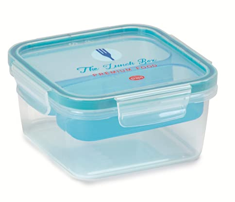 Snipslock Lunch Box Quadrato 0,80 lt, con Vassoio Estraibile
