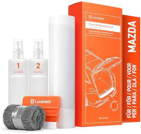 Luxshield Ladekantenschutz Folie für Mazda MX-30 1 (I) DR I 2021-2026 - Stoßstangenschutz, Kratzschutz, Lackschutzfolie - Transparent