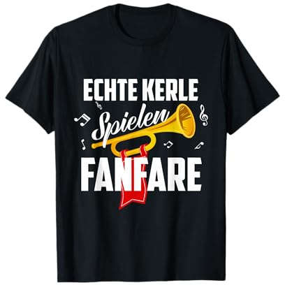 Fanfare Musikzug Windmusik Naturtrompete T-Shirt