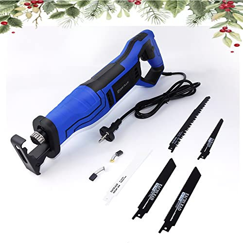 Elektro Säbelsäge Reciprosäge, Professionelle Knochensäge 900W Universalsäge Variable Geschwindigkeit zum Schneiden von Knochen Metall Holz Kunststoff, 5 Sägeblätter, 2800 U/min