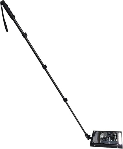 Home Care Wholesale Specchietto di Ispezione sotto Il Veicolo, Specchio di Telescopico con Luce LED Luminosa, Lunghezza di Regolazione 40–120 cm