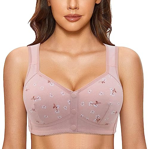 riou Sujetadores Mujer Push Up Tallas Grandes Cómodo Encaje Sexy Sujetador Delantero Abierto Bralette sin anillo de acero Chica Dama Chaleco Yoga Fitness Top Mujeres Fiesta Valentin Regalos