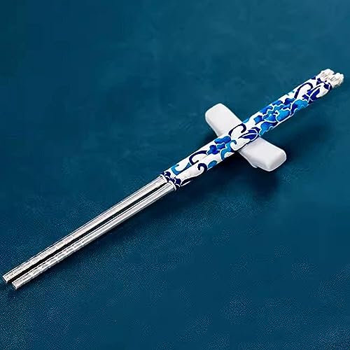 Chopsticks Reusable, Reusable Chopsticks, Chopsticks Reusable Lightsaber chopsticksChinese Style Sterling Silver Chopsticks, Non-Slip Chopsticks Set