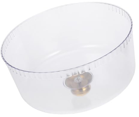 Amosfun Acrylic Dome Cake Stand Cover for Food Protection and Display, Lightweight Food Protective Cover Suitable for Cookies and Desserts in Cake Shop or Dessert Shop