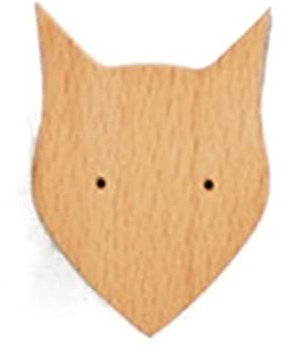 Kleiderhaken Wandgarderobe Massivholz Wandhaken Handtücher Kleidersäcke Kleideraufbewahrungshaken Selbstklebende Wandhalterung Kinderzimmer Aufbewahrungsregal Hängegarderobe (Farbe: Grau) (Gold)
