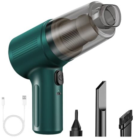 Eoixuqba Aspirateur sans Fil pour Voiture,Aspirateur de Voiture Haute Puissance - Aspirateur à Main sans Fil Multifonctionnel Aspirateur de Voiture sans Fil,Aspirateur portatif sans Fil de véhicule