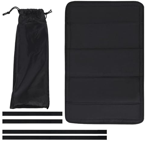 TKSE Parasol Magnético para Ventana de Caravana,Sombrillas Magnéticas con Bolsa de Almacenamiento de Autocaravana,Cortina de Sombra Plegable,Tragaluz Cubierta Opaca para Caravanas(64X41cm)